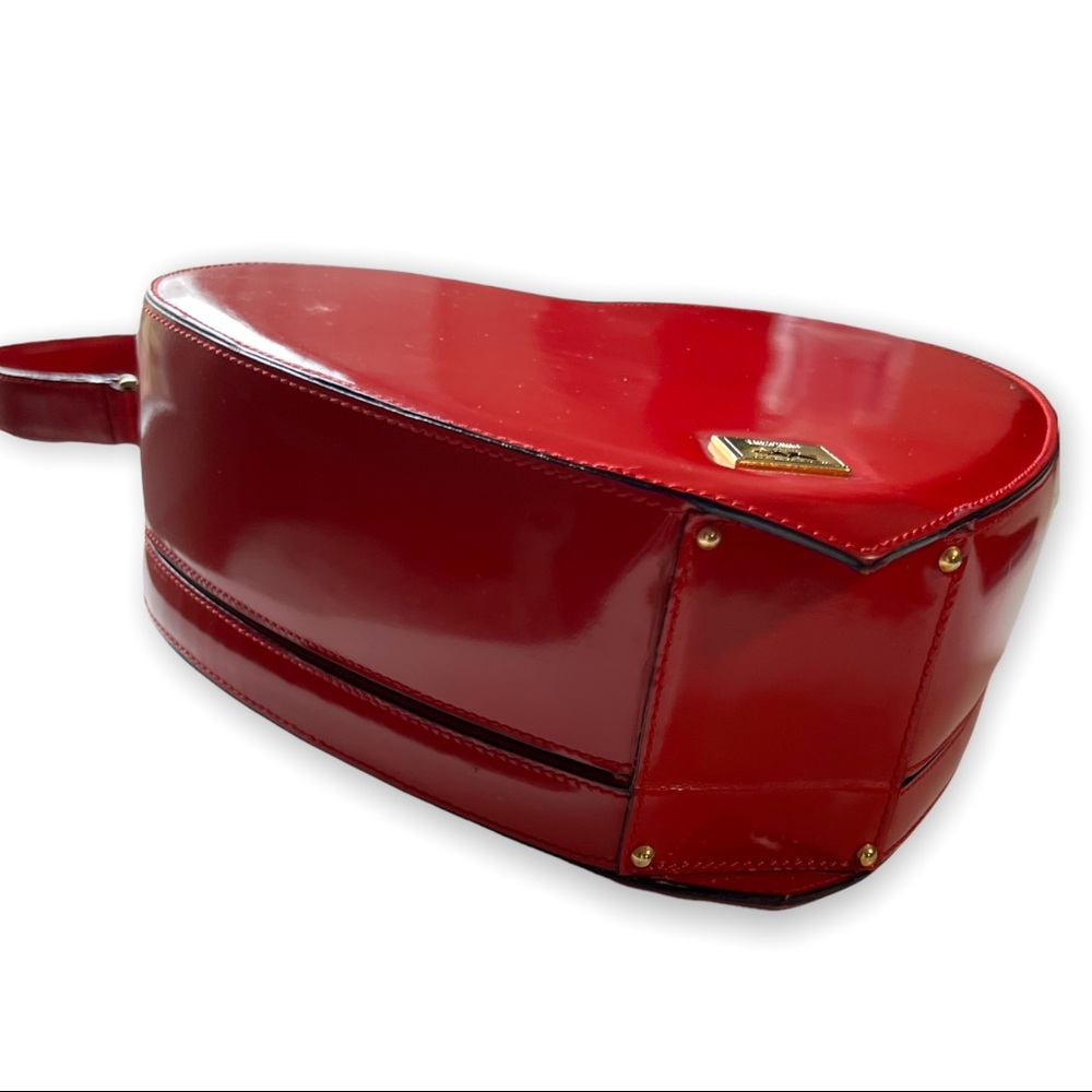 SOLD Moschino Vintage Red Heart Bag The Nanny Fran Fine Rare - Picture 5 of 15